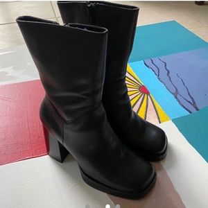 Vintage Candies Bratz Style Calf High Booties